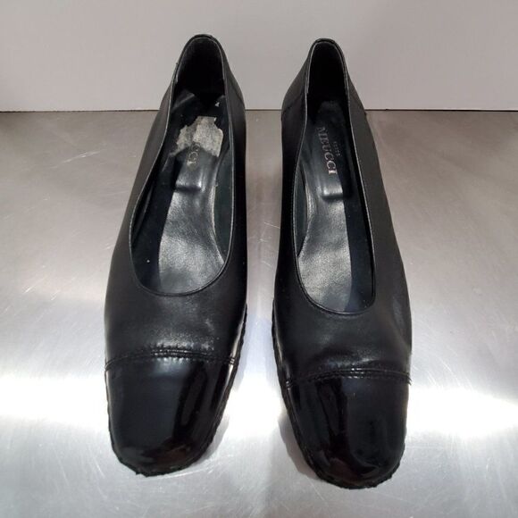 Sesto Meucci Black Espadrille Wedge 8 M - Picture 6 of 7